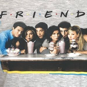 FRIENDS LONG SLEEVE TEE SHIRT MILK SHAKE